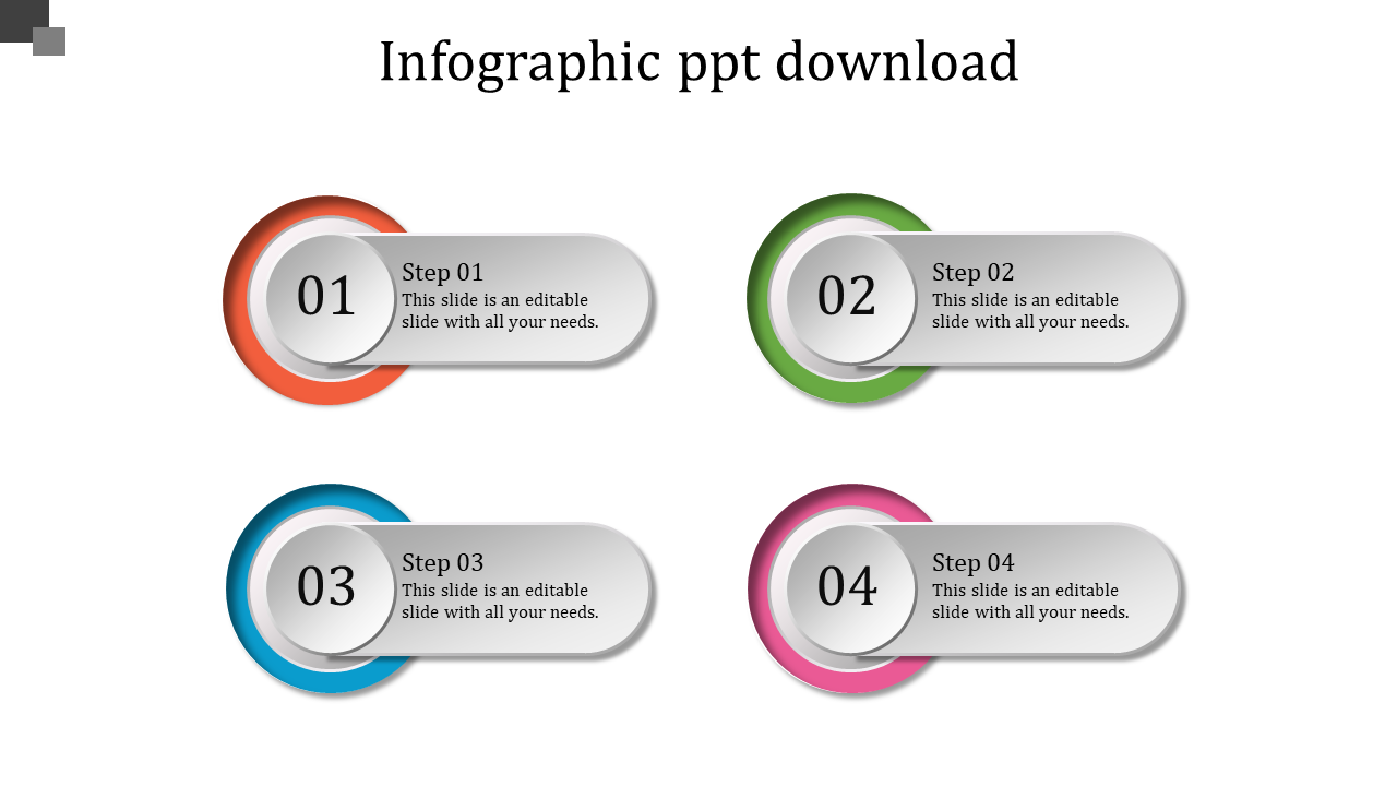 Amazing Infographic PPT Download Slide Template Design